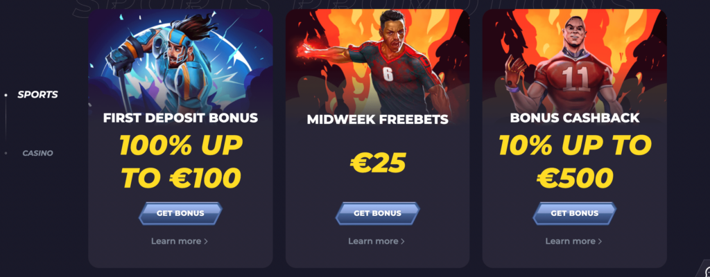 promotions available at PowBet